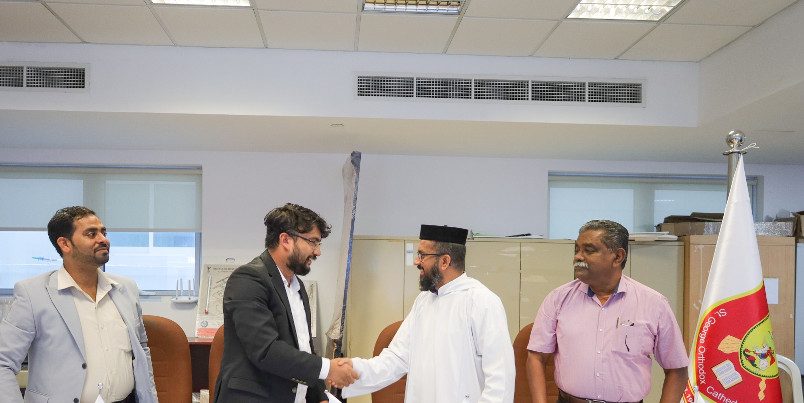 Project signing with St. George Orthodox Church Committee