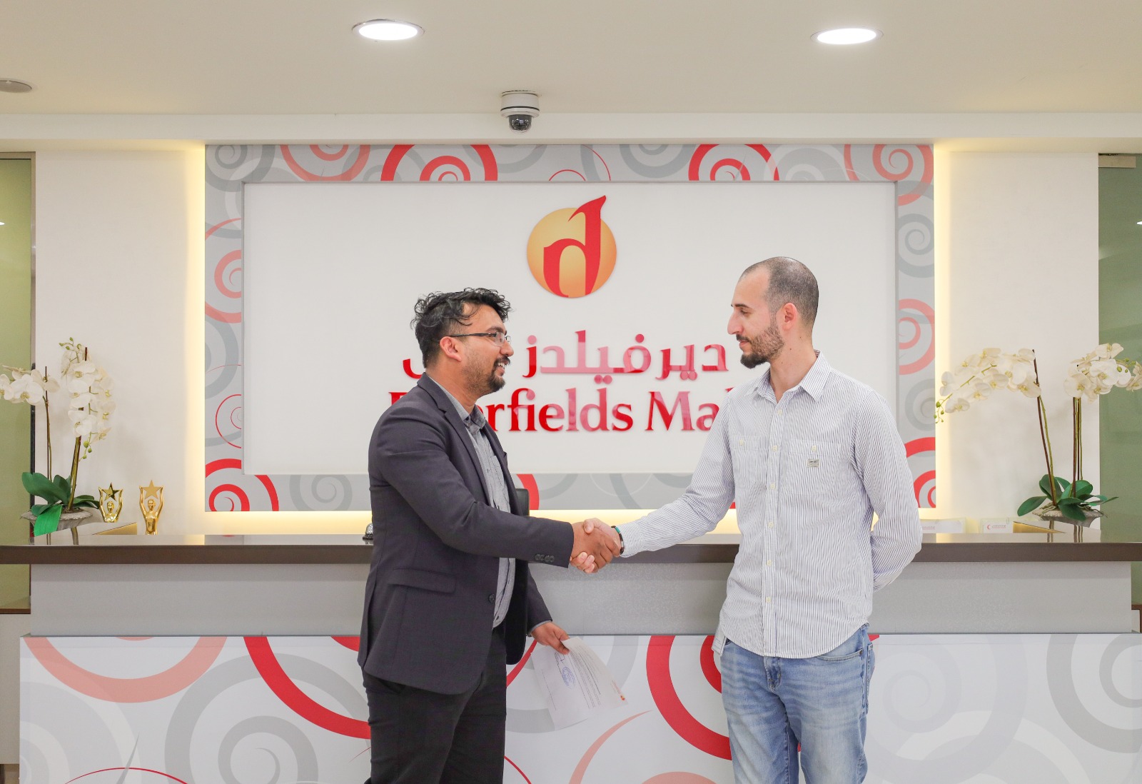 Project Signing with Mr. Loway Amir